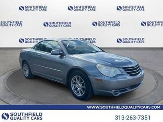 2008 chrysler sebring touring convertible silver steel metallic