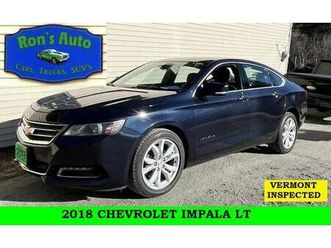 2018 chevrolet impala lt vt inspected*vermont*ron’s auto vt