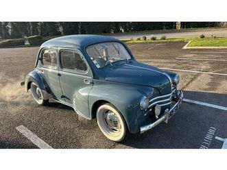 1955 renault 4cv bleu automatique, 3 vitesses conduite à...