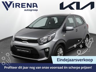 kia picanto 1.0 dpi dynamicline - achteruitrij camera - apple carplay/android auto - cruise control - bluetooth - fabrieksgarantie t/m 08-12-2030