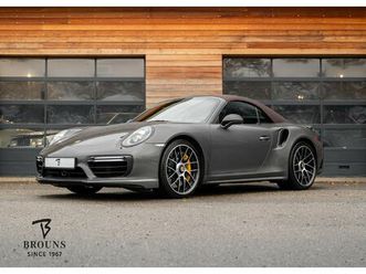 porsche 911 991 cabrio 3.8 turbo s 580pk | nl auto | burmester | manufaktur |