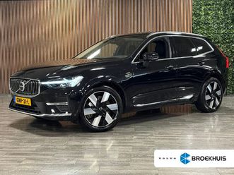 volvo xc60 t6 awd recharge ultra bright luchtvering | trekhaak | 360 camera | head-up display | harman kardon | adaptieve cruise control | stoelverwarming voor+