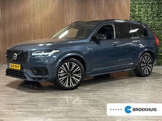 volvo xc90 t8 awd recharge ultra dark vol! | bowers & wilkins | luchtvering | stoelventilatie | trekhaak | 360 camera | head-up display | stoelmassage | 455pk |