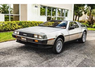 time capsule: 1983 dmc delorean coupe