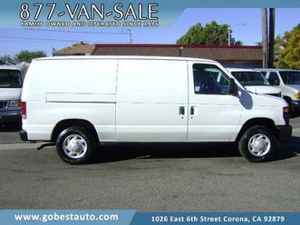08 ford econoline cargo work van enclosed no windows ex-city 75,000 miles!
