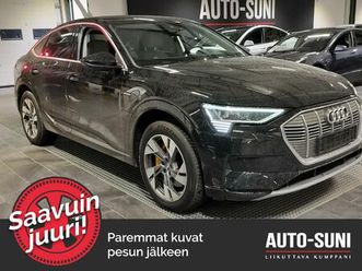 audi e-tron sportback advanced 55 quattro - #korko 2,99% + kulut - #matrix-led #adapt. vakkari #bang&olufsen #vetokoukku #hud #360-kamerat