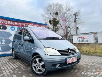 mercedes-benz vaneo 1.7 diesel / 2005 / hak / 5 - osobowy / zamiana wroclaw - sprzedajemy.pl