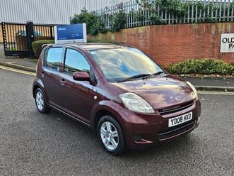 2008 daihatsu sirion 1.0 se 5dr hatchback petrol manual