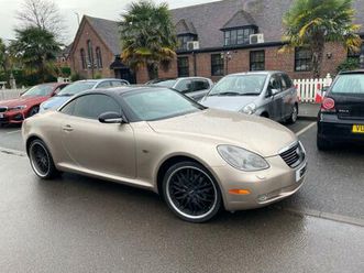 2001 lexus sc 430 4.3 2dr auto lpg 2 owner convertible petrol automatic