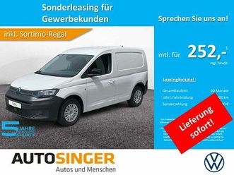 volkswagen caddy cargo tdi heckkl*ahk*holzb*fenster*shz