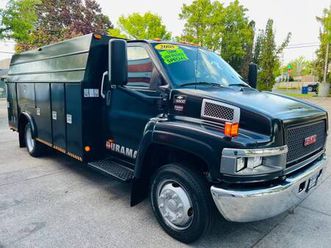 2008 gmc kodiak c5500hd diesel 105mi. 14ft.utility+lift truck**sale**