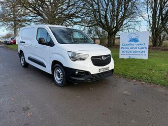 2021 vauxhall combo l2h1 2300 edition s/s panel van diesel automatic