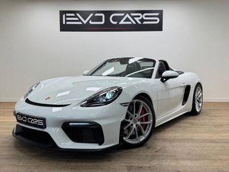 porsche 718 spyder 4.0 420ch / pack chrono / carplay / caméra / sièges chauffants