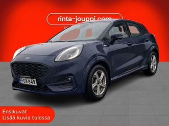 ford puma 1.0 ecoboost flexifuel 125hv m6 st-line 5-ovinen - kahdet renkaat vanteineen