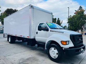 2013 ford f-650 super duty cummins 6.7l.125k.mi.26ft.box truck**sale**