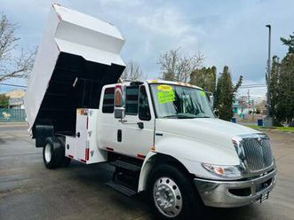 2009 international durastar dt466 112k.mi.pto 14ft.chipper dump truck*