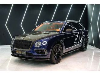 bentley bentayga w12, carbon fiber body kit, panoramic roof, starlight headliner, gcc specs!!