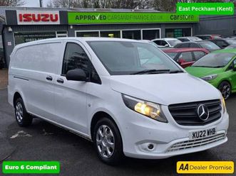 2022 mercedes-benz vito 2.0 114 cdi progressive xlwb panel van, 54,800 miles, automatic, cruise c...