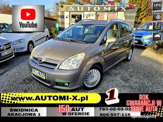 toyota corolla verso 1.8 benzyna+lpg * zadbany * możliwa zamiana * gwaranc… świdnica - sprzedajemy.pl