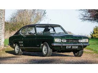 1972 ford capri evergreen-metallic manuel conduite à droi...