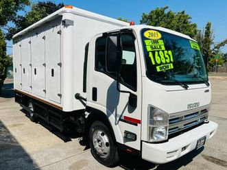 2015 isuzu npr hd gas v8 6.0l.205k.mi.14ft.reefer box truck***sale***