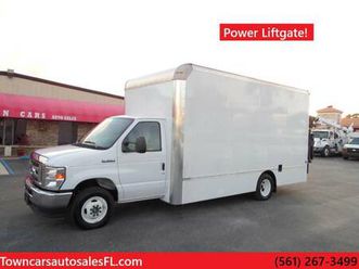 2024 ford e350 box truck 16' footer cargo cutaway box truck w/liftgate