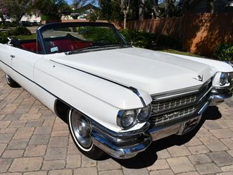 1963 cadillac deville restored convertible rare buckets consol !!