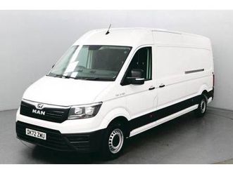 2022 man tge 2.0 3140d lion xs automatic fwd 140 bhp lwb high roof euro 6 ulez free panel van die...