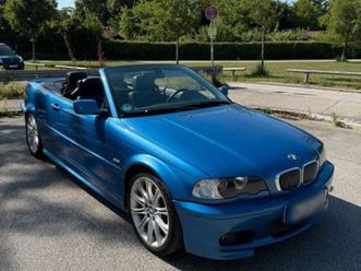 bmw 330ci cabrio m paket individual estorilblau