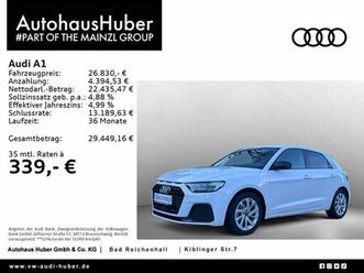 audi a1 30 tfsi s tronic virtual kam. shz