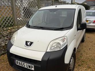 peugeot, bipper, panel van, 2016, manual, 1248 (cc)