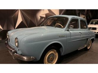 1960 renault dauphine bleu manuel, 3 vitesses conduite à...