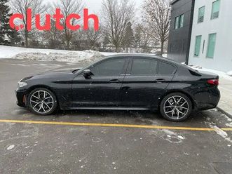 2022 bmw 5 series 540i xdrive w/ apple carplay, heated front sea