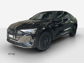 e-tron sportback 55 s line black edition