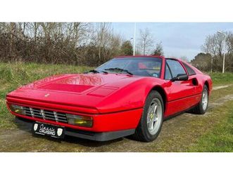1987 ferrari 328 rouge manuel, 5 vitesses conduite à gauc...