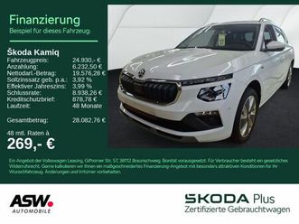 skoda kamiq selection 1.0 tsi led navi rfk acc shz ahk