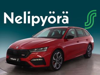 skoda octavia combi 1,4 tsi phev rs iv dsg autom. - | navigointi | canton | travel assist- ja comfort-paketti | peruutuskamera | tutkat | webasto |