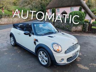 ◊automatic mini/new mot /fsh book◊convertible, 2013, semi-auto, 1598 (cc), 2 doors