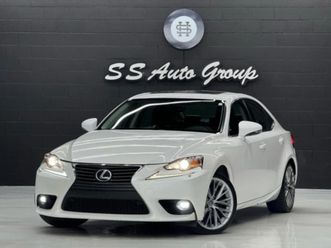 lexus is * awd| backup| cooled seats| sunroof| clean carfax