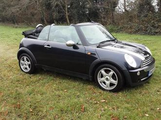 mini cooper convertible superb condition, full history, long mot, 2 keys!