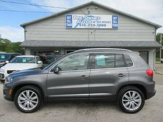2013 volkswagen tiquan se suv - automatic/leather/wheels/low miles!!