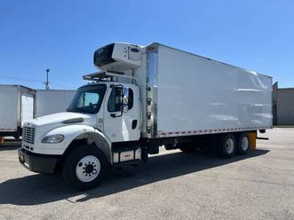 2019 freightliner m2 tandem 28ft reefer cummins l 9 engine auto