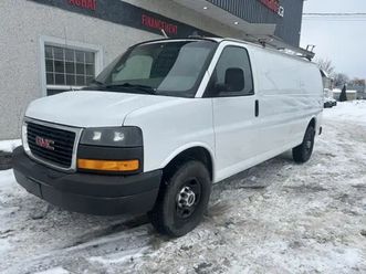 2020 gmc fourgonnette savana utilitaire cargo - rack a échelle
