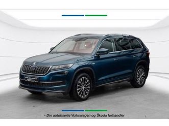 kodiaq l&k 200hk dsg 4x4 //canton//led//krok//skinn//