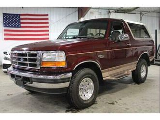 used 1996 ford bronco eddie bauer 2dr 4wd suv
