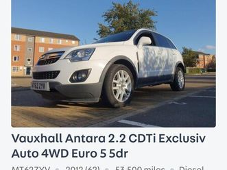 2012 (62) 2.2 cdti exclusiv 5dr auto