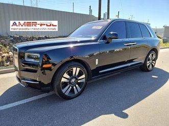 rolls-royce cullinan 2022, 6.8l, 4x4, od ubezpieczalni 6.8 benzyna 563km