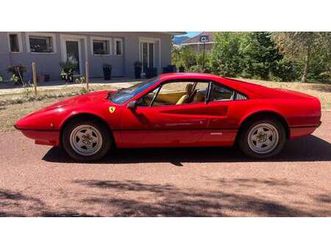 1981 ferrari 208 rouge manuel, 5 vitesses conduite à gauc...