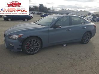 infiniti q50 red sport 400 2023 3.0l 3.0 benzyna 400km