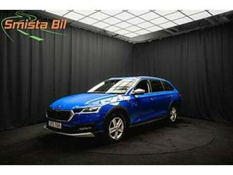 skoda octavia scout tdi 4x4 d-värm drag cockpit kamera matrix minne